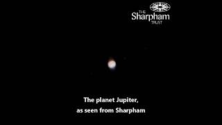 The planet Jupiter as seen from Sharpham