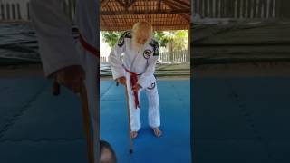 Mestre Armando Wriedt 92 anos #jiujitsu#artesuave#defespessoal oss!!