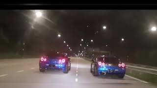 Kecoh !!! budak rempit bila join geng drifter  -skyline R34-