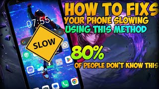 Tips how to boost your phone | Fixs using this method #Boostphone#overlock