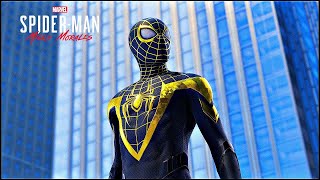 Spiderman miles morales Pro Web Swinging 🕸 Black pride suit Free Roam