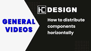 How to distribute components horizontally