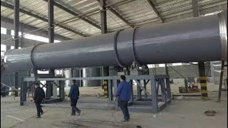 Biomass Rotary Drum Dryer with Single Cylinder, China factory