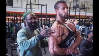 Shoulder training technique - Charles Glass - God Father of bodybuilding