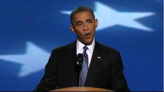 PRESIDENT BARACK OBAMA INSPIRATIONAL ACCEPTANCE SPEECH at DNC 2012