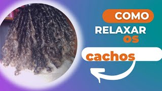 como relaxar os cachos sem perder a definição