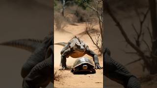 The Tortoise's Clever Move Defeats the Lizard #shorts