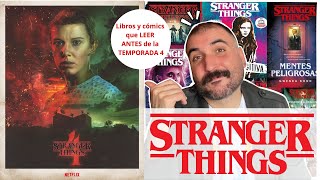 STRANGER THINGS 4⎮ NETFLIX Series⎮ LIBROS y COMICS que LEER para ENTENDER la SERIE 📚😍👾