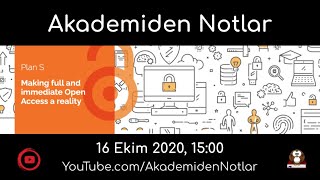 Akademiden Notlar 20: Plan S