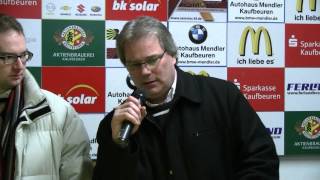 Pressekonferenz ESVK vs. Rosenheim am 15.02.2013 (Endstand 0:1)