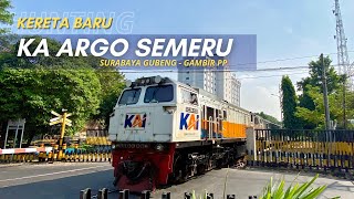 KERETA ARGO TERBARU SURABAYA JAKARTA | Hunting KA Argo Semeru