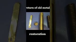 return of rusty metal #shorts #restoration