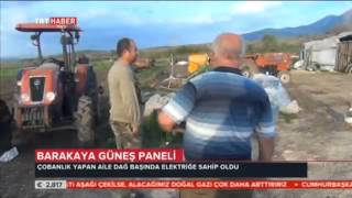 Soma'da Güneş Panelinden Kendi Elektiriğini Üretiyor. TRT Haber'de...