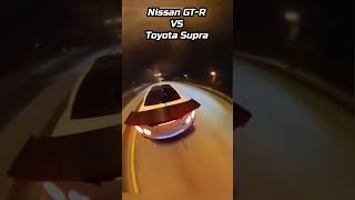 Nissan GT-R VS Toyota Supra! #cars #automobile #gtr #Supra #Toyota #Nissan #jdm #shorts