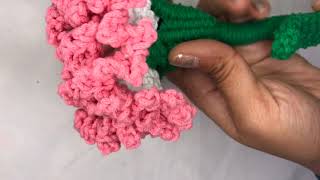 DIY Macrame and Crochet Carnation Flower - Step-by-Step Tutorial!