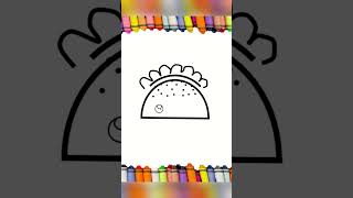 Guess the Cute 🌮THING🌮 Draw Cute THINGS S-B-S Comment Your Answer #trending #viral #youtubeshorts