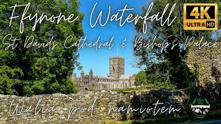 St Davids Cathedral & Bishop's Palace | Ffynone Waterfall - motocyklem po Walii pod namiotem ep 3