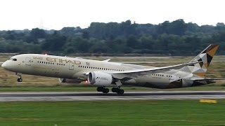 ✈Etihad Boeing 787-9 Dreamliner - departure at Düsseldorf International Airport