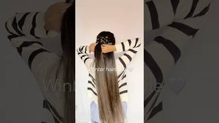 Winter style 🤍🤍 #ytshortsvideo #hairtutorial #longhairshairstyle #hairbraids #explore #ytshorts