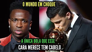 VEJA COMO O MUNDO ESTÁ REAGINDO AO ROUBO DA BOLA DE OURO ENTREGUE A RODRI VINÍCIUS JR INDIGNADO😱