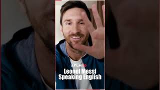 Leonel Messi Speaking English 2022 #shorts #messi #argentina