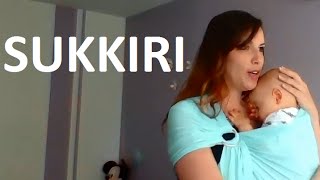 [TEST] Comment porter bébé avec le SUKKIRI (vrai bébé)