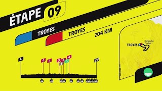 TOUR DE FRANCE 2024 - STAGE 9 | TROYES - TROYES | TOUR DE FRANCE 2024 PS5