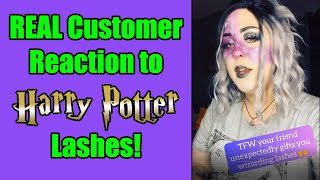 REAL Customer Reaction to Receiving the Witches & Wizards Collection® by Elegant Lashes!