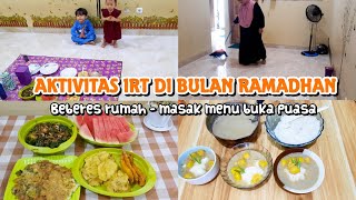 AKTIVITAS IRT DI BULAN RAMADHAN || Beresin rumah || Masak menu buka puasa || #ramadhanvlog