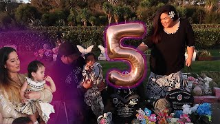 My daughters 5th Heavenly Bday + GETTING MY COVID SHOT & Niece Leilani's 1st Bday // Vlog #154