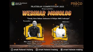 WEBINAR MONOLOG - FRATERAN COMPETITION 2022