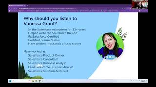 Project Success Through Useful User Stories with Vanessa Grant Salesforce Madison, Wi August 2023