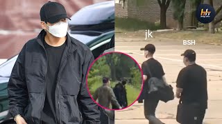 The BTS agency came to pick up Jungkook at the military camp! secret meeting?