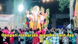 ganpati visharjan Last day mumbai