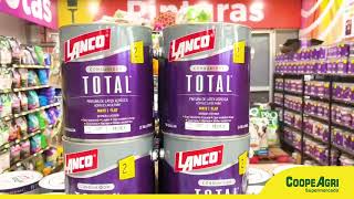 Oferta de pinturas Lanco en CoopeAgri Supermercados