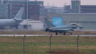 Eurofighter takeoff at Bremen Airport 05.03.2024