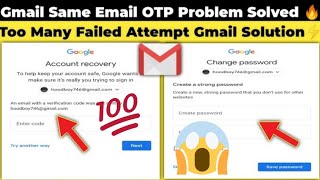 How To Recover Gmail Account Without Any Verification Code Problem 2024 | Google Account Recovery