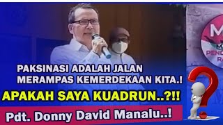 Pdt Donny David Manalu Bergabung Dengan Kadrun Menolak Vaksinasi