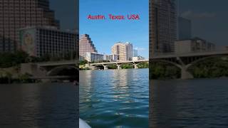 Austin. The capital of Texas state.  Colorado River. #shorts