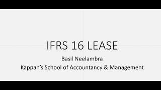 IFRS 16  LEASES (ACCA FR)