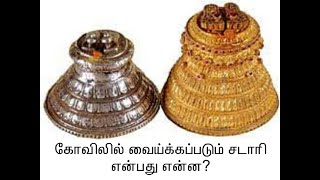 சடாரி என்றால் என்ன | பெருமாள் கோவிலில் பக்தர்கள் தலையில் சடாரி வைப்பது ஏன் ?