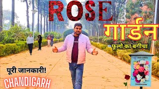 Rose Garden Chandigarh | रोज गार्डन VLOG | Chandigarh Ka Rose Garden, Tourist Place 2024 #rosegarden