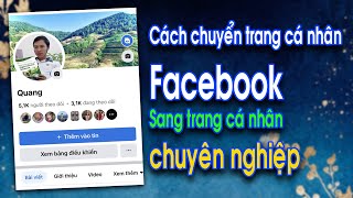 Cách bật chế độ chuyên nghiệp facebook | Thủ Thuật TV