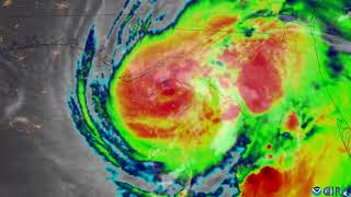 Time Lapse of Hurricane Debby from inception to dissipation via NOAA