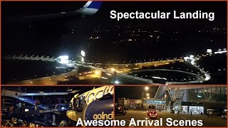 Indigo Spectacular Night Landing and Arrival Kempegowda International Bangalore