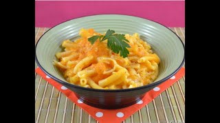 شوربة روعة بالقرع الأحمروالمعكرونة 😋😋  ricetta pasta di zucca facile e buonissima