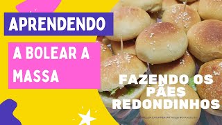 Você sabe o que é bolear?  É dar a forma de bola na sua massa. Lembra do pão e hamburguer? Faça já!