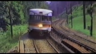 SEPTA Bullet Cars and PCCs in Germantown, PA: Philadelphia circa 1990