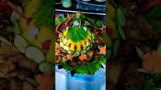 tumpeng berbie acara ulangtahunan #shorts