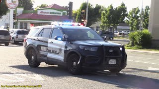 SBCoFD ME224 & San Bernardino Police Responding To Vehicle Vs Pedestrian Involving ATV Rider